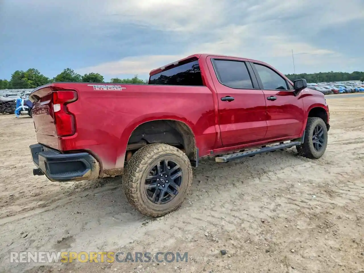 3 Photograph of a damaged car 3GCPYFED9MG447692 CHEVROLET SILVERADO 2021