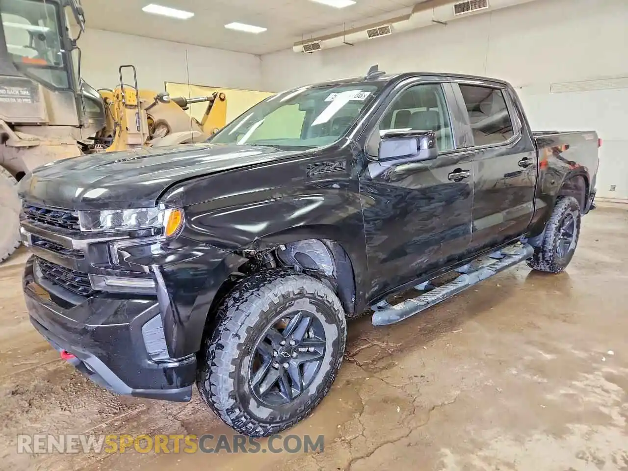 1 Photograph of a damaged car 3GCPYFELXMG154360 CHEVROLET SILVERADO 2021