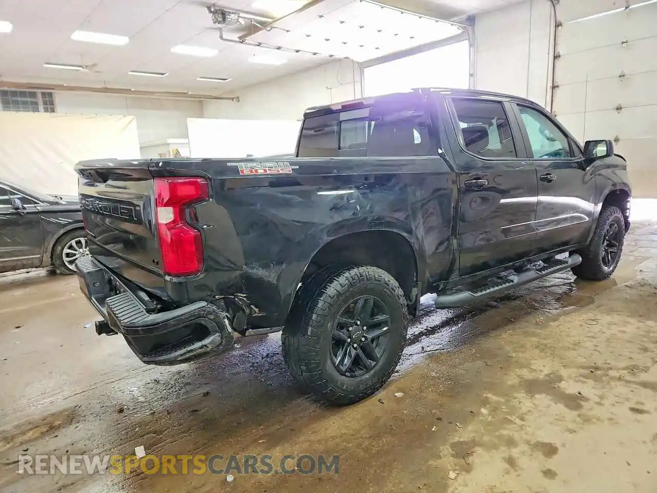 3 Photograph of a damaged car 3GCPYFELXMG154360 CHEVROLET SILVERADO 2021