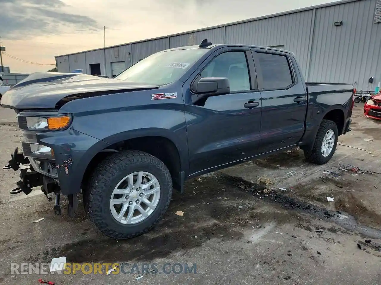 1 fotografías del automóvil dañado 3GCUYAEF2MG134989 CHEVROLET SILVERADO 2021