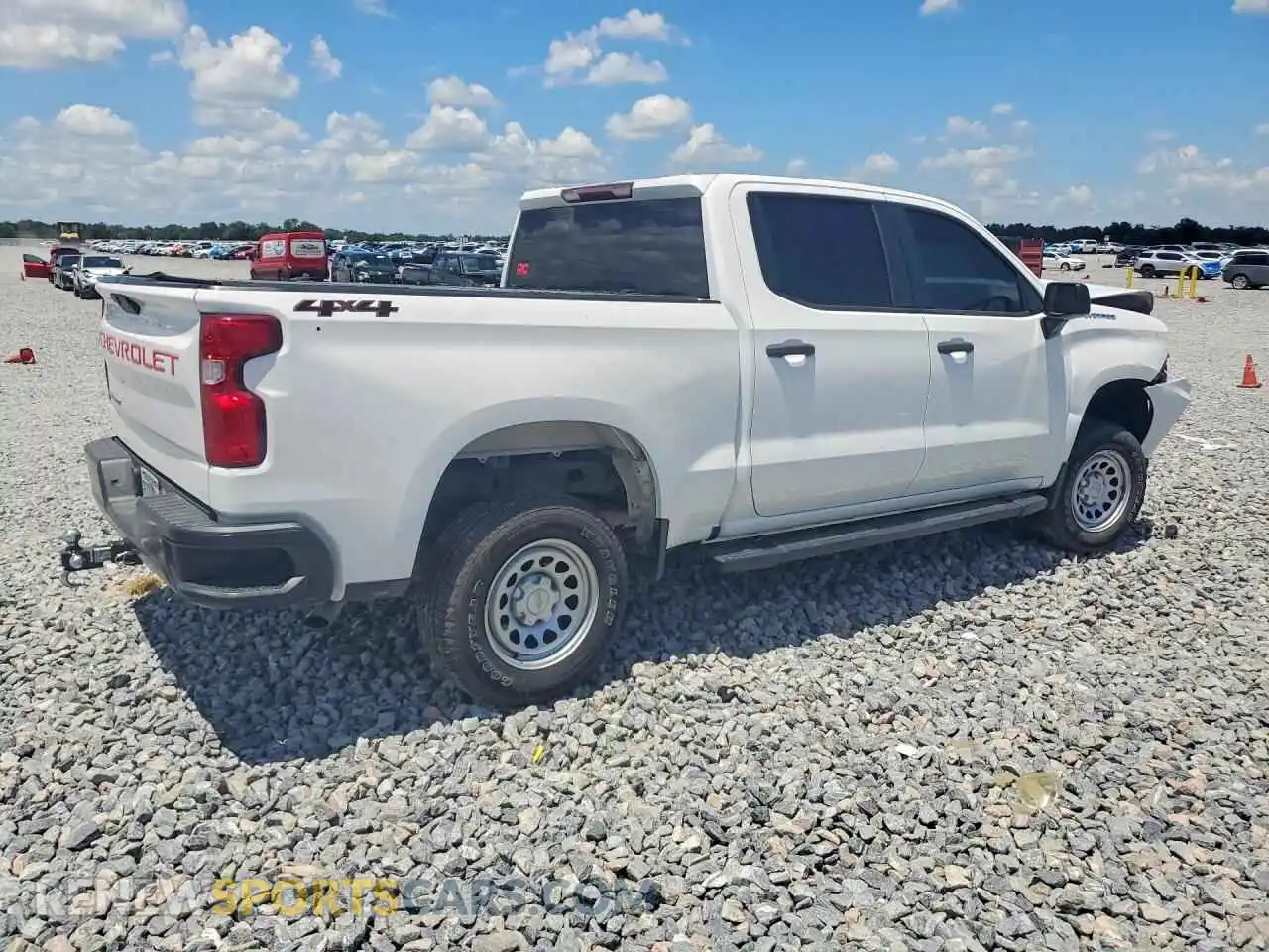 3 Photograph of a damaged car 3GCUYAEF8MG212434 CHEVROLET SILVERADO 2021
