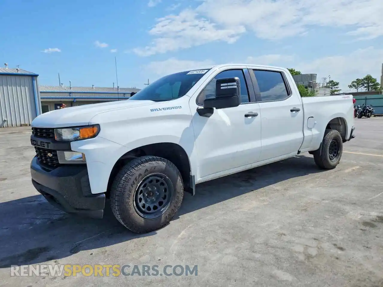1 Photograph of a damaged car 3GCUYAEF8MG291085 CHEVROLET SILVERADO 2021