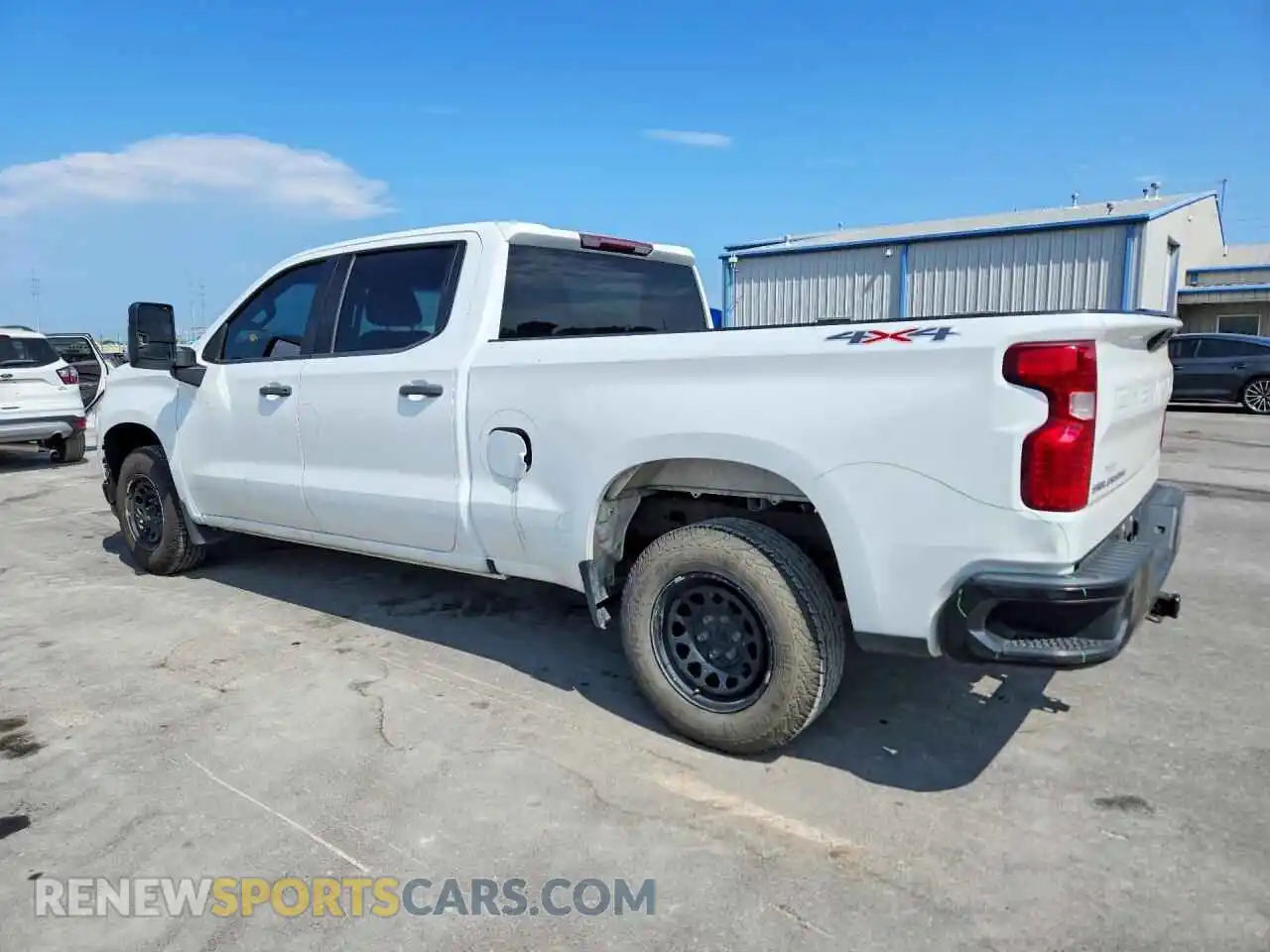 2 Photograph of a damaged car 3GCUYAEF8MG291085 CHEVROLET SILVERADO 2021