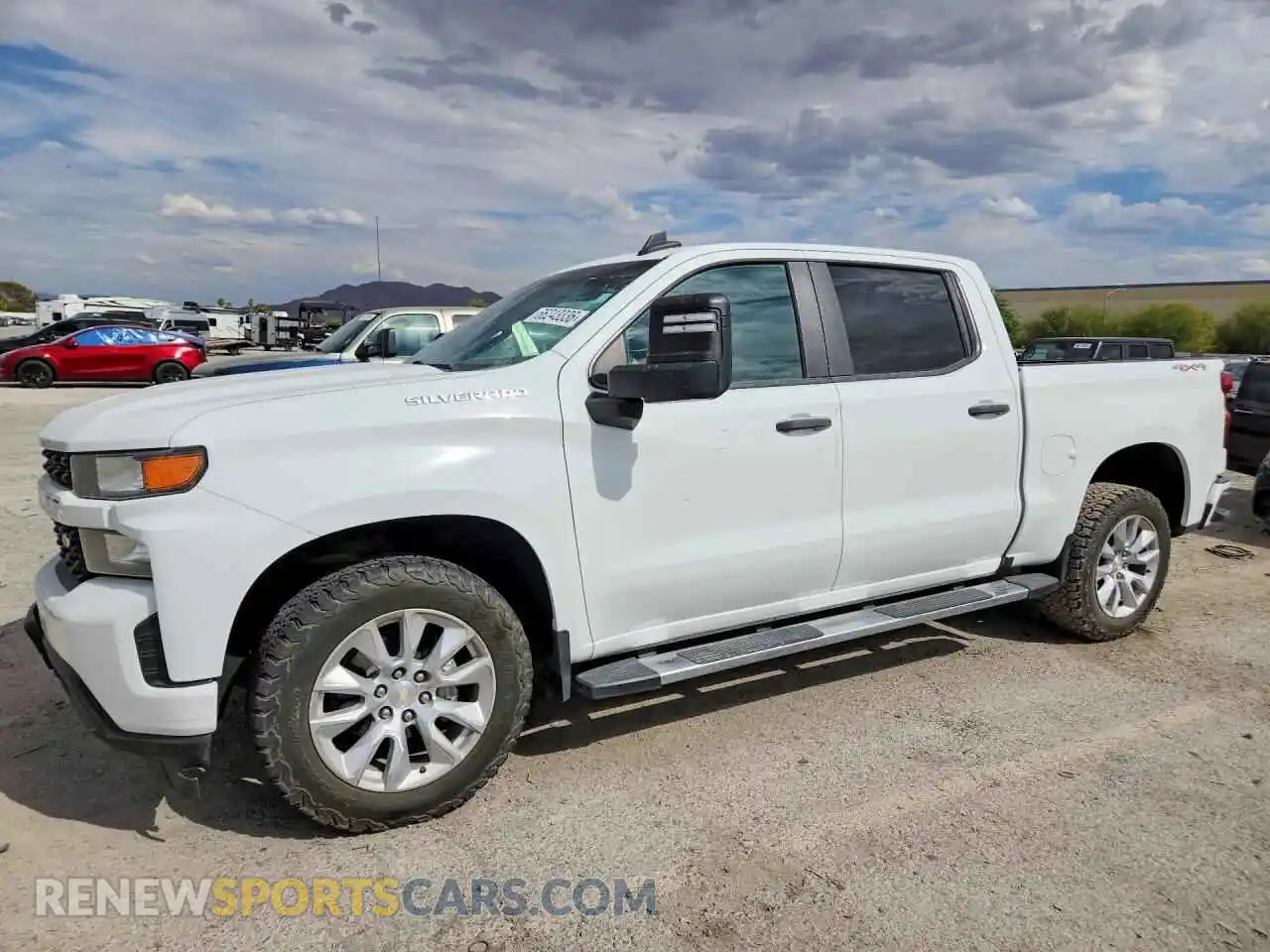 1 Photograph of a damaged car 3GCUYBEFXMG375818 CHEVROLET SILVERADO 2021