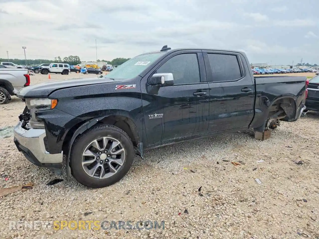 1 Photograph of a damaged car 3GCUYDED4MG190951 CHEVROLET SILVERADO 2021