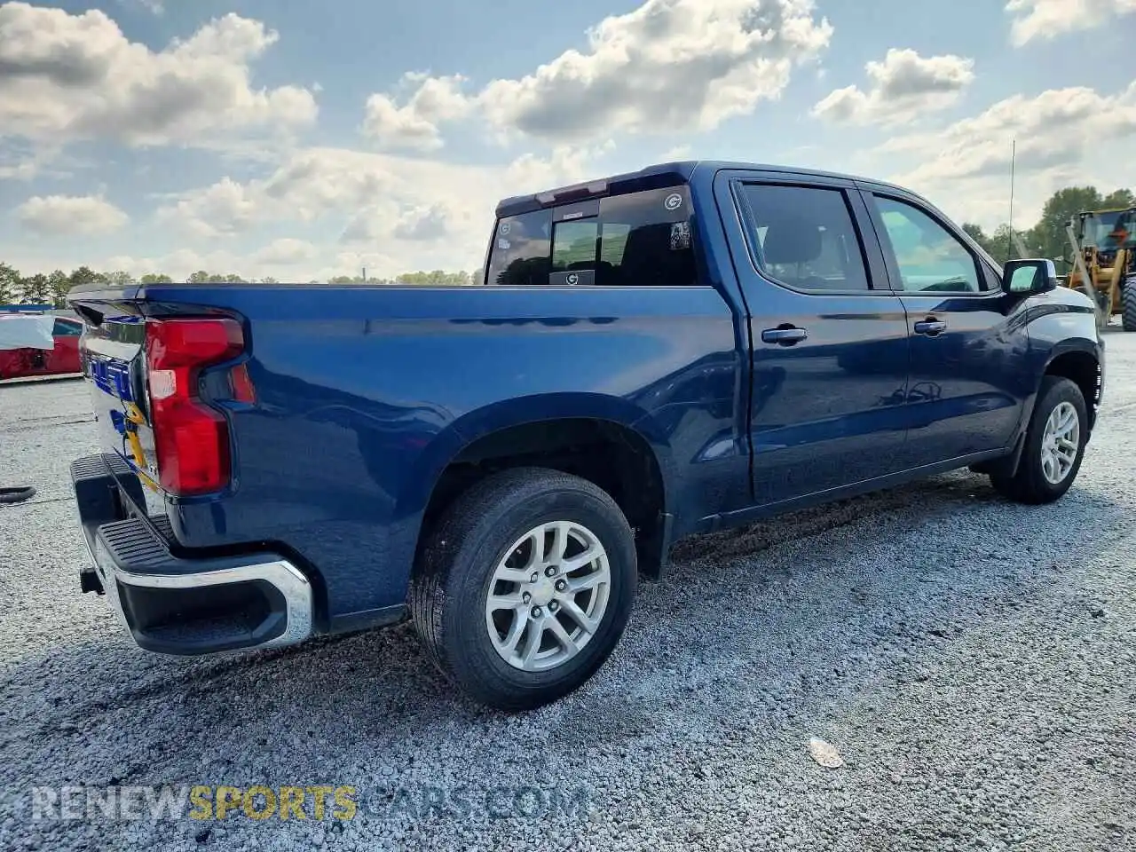 3 fotografías del automóvil dañado 3GCUYDET8MG261589 CHEVROLET SILVERADO 2021