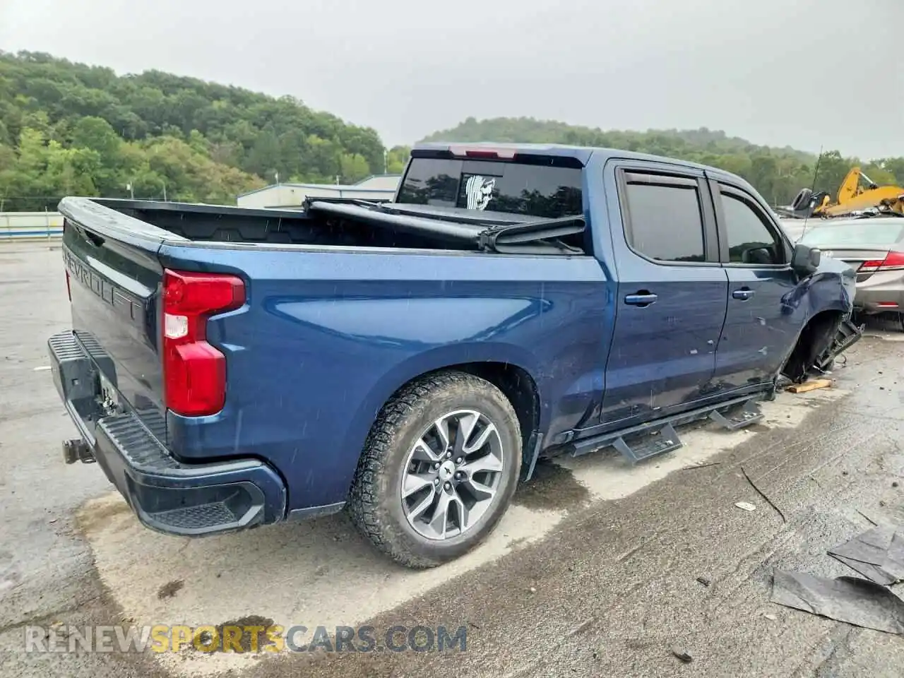 3 fotografías del automóvil dañado 3GCUYEED0MG223563 CHEVROLET SILVERADO 2021