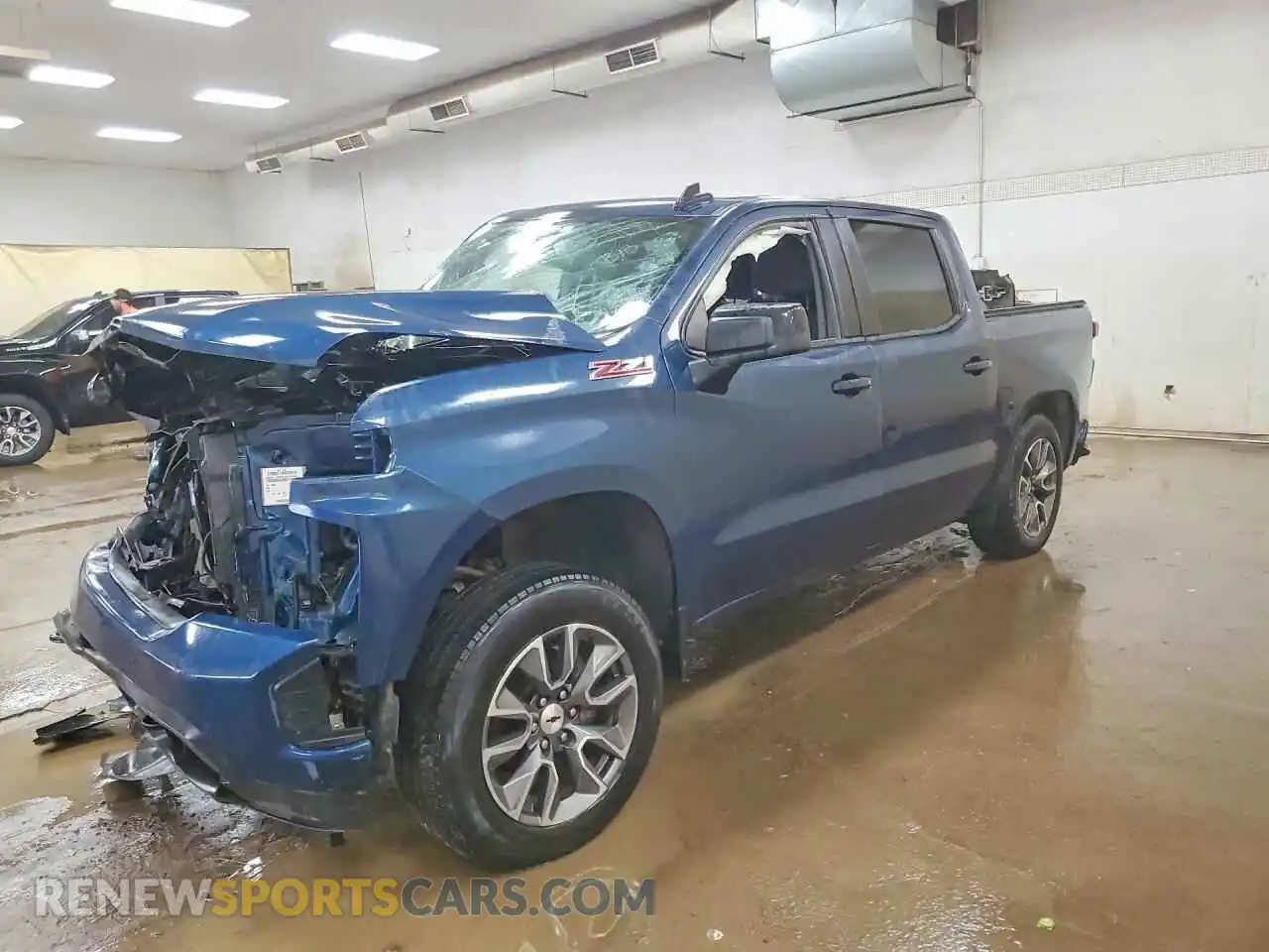 1 Photograph of a damaged car 3GCUYEED1MG121950 CHEVROLET SILVERADO 2021