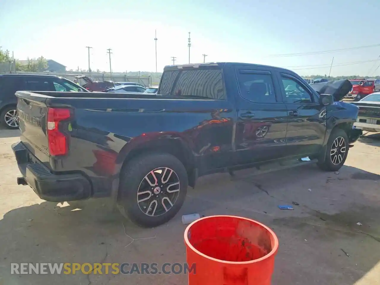 3 fotografías del automóvil dañado 3GCUYEED1MG148730 CHEVROLET SILVERADO 2021