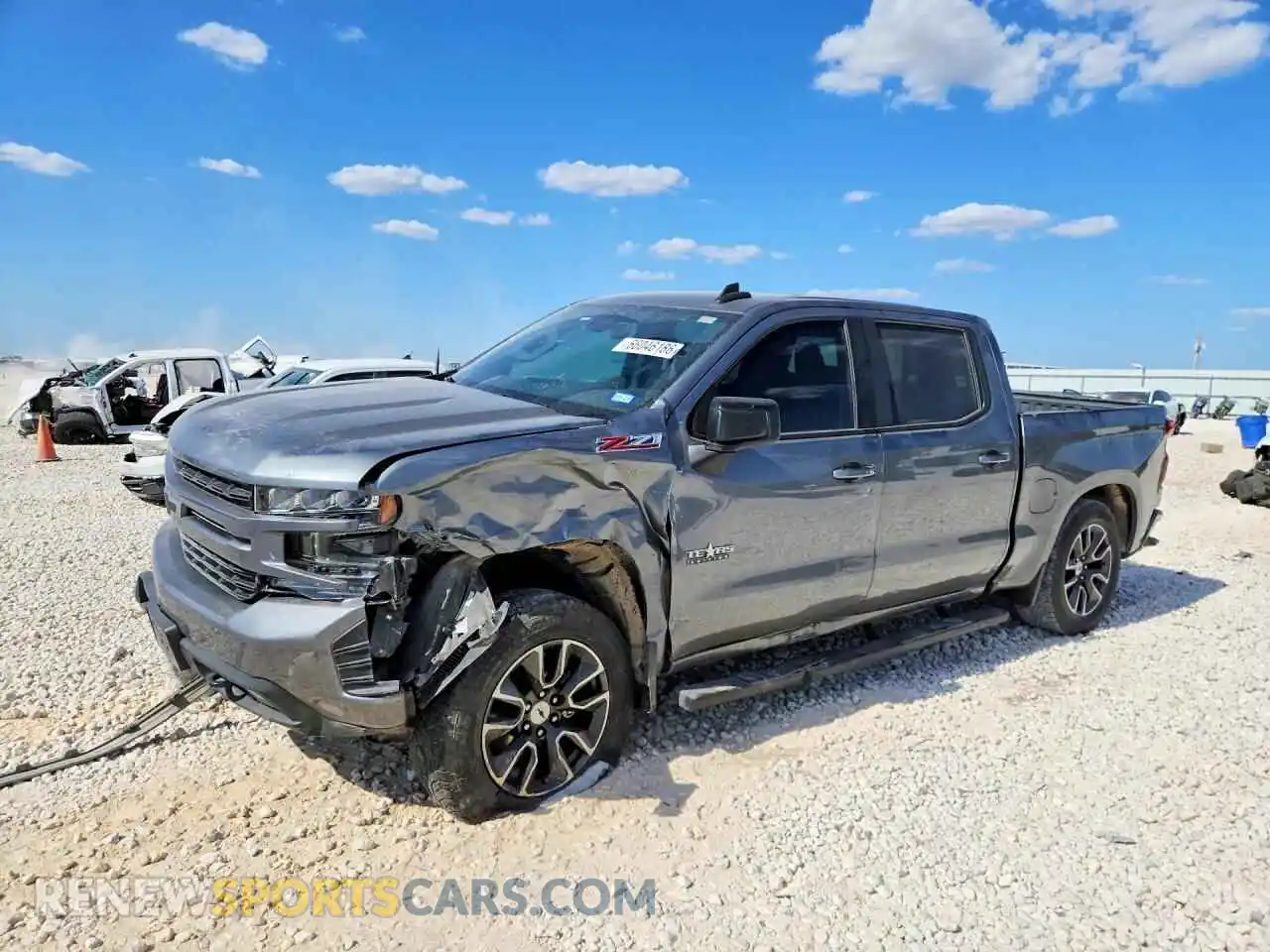1 Photograph of a damaged car 3GCUYEED1MG351021 CHEVROLET SILVERADO 2021