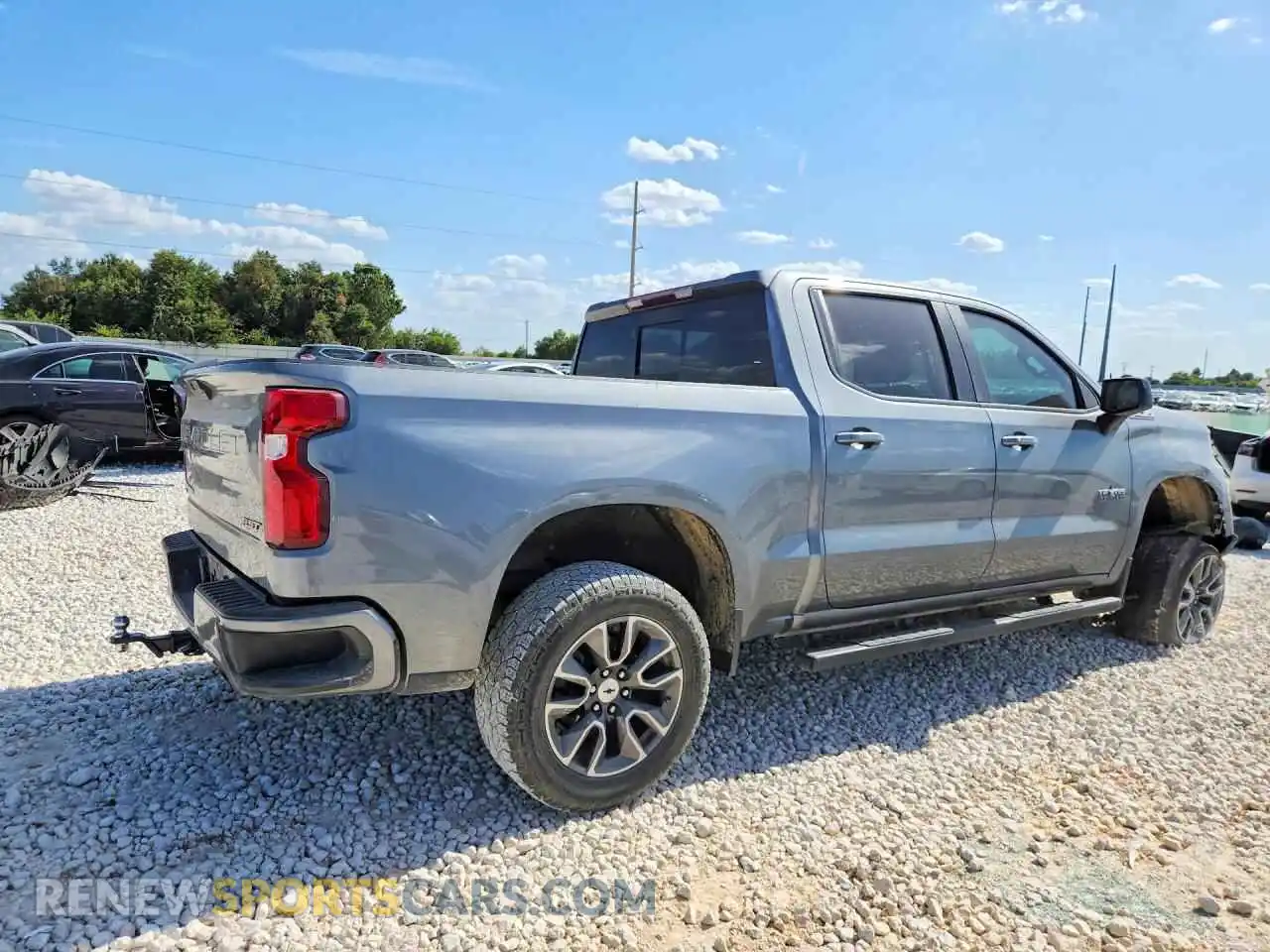 3 Photograph of a damaged car 3GCUYEED1MG351021 CHEVROLET SILVERADO 2021