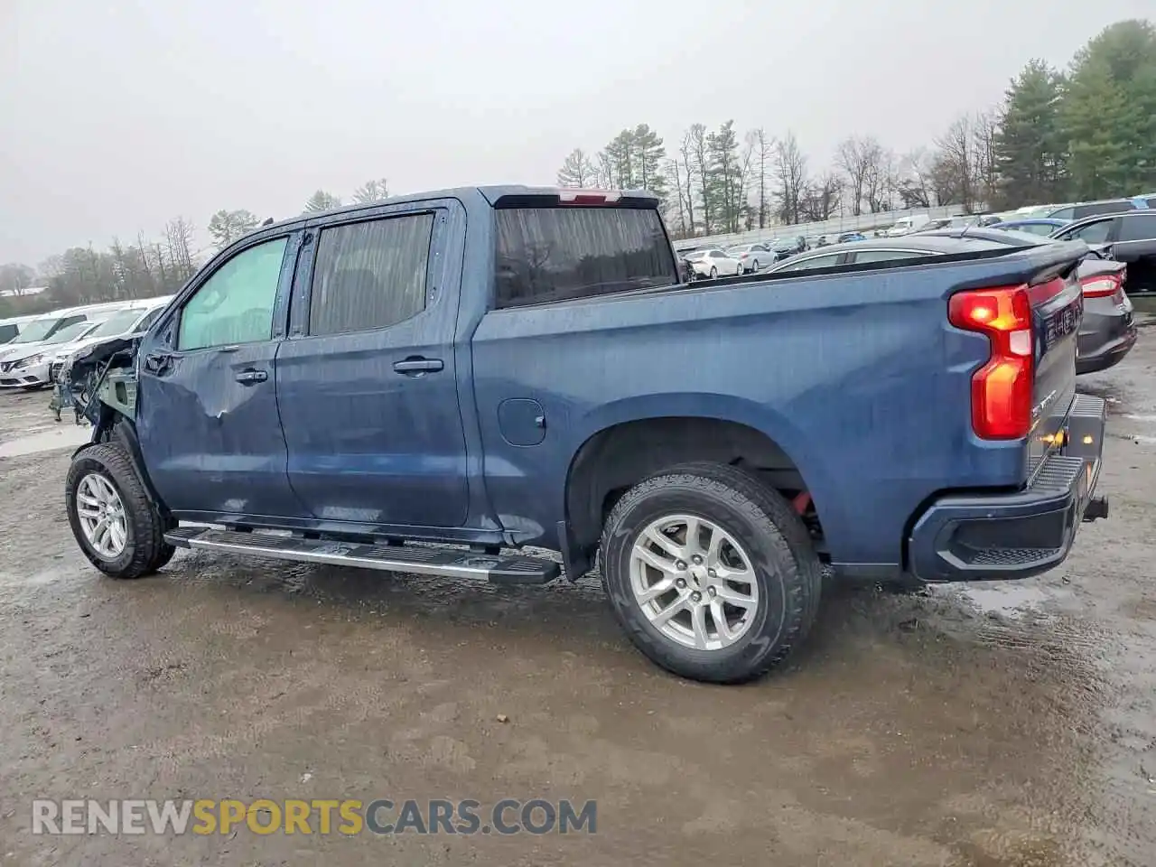 2 Photograph of a damaged car 3GCUYEED4MG435477 CHEVROLET SILVERADO 2021