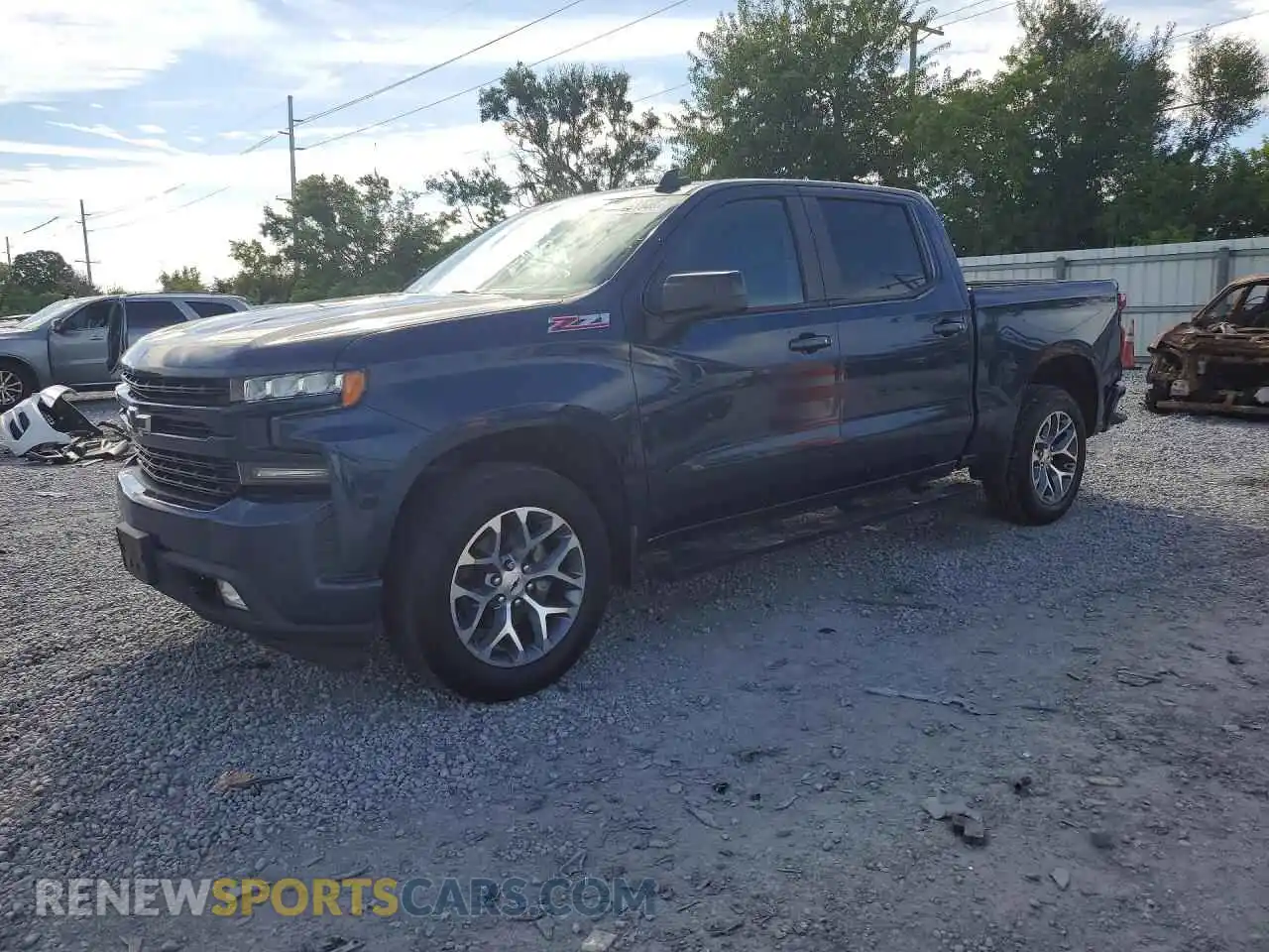 1 Photograph of a damaged car 3GCUYEED5MG154319 CHEVROLET SILVERADO 2021