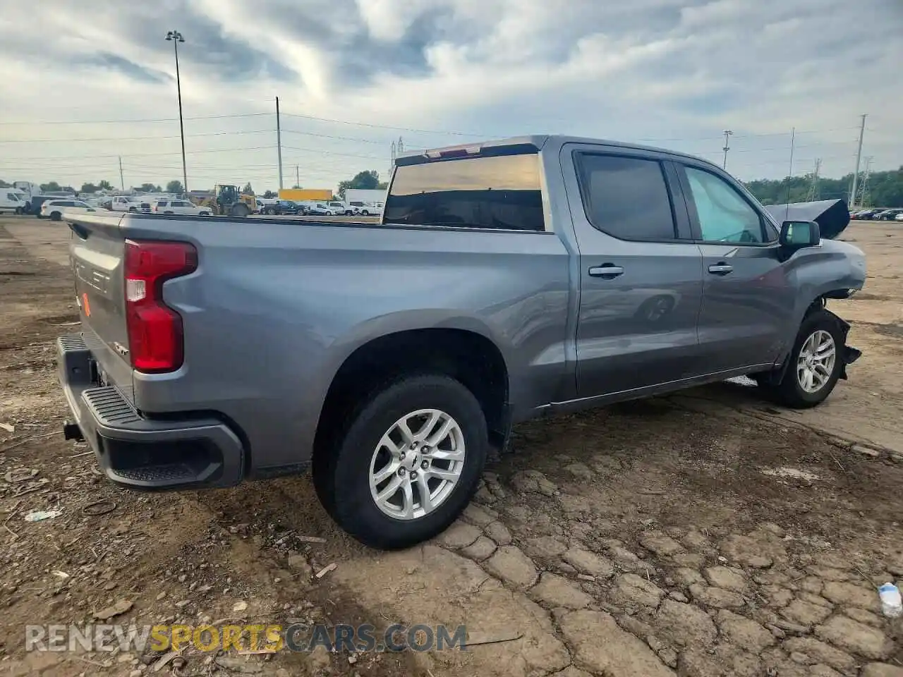 3 fotografías del automóvil dañado 3GCUYEED5MG256722 CHEVROLET SILVERADO 2021