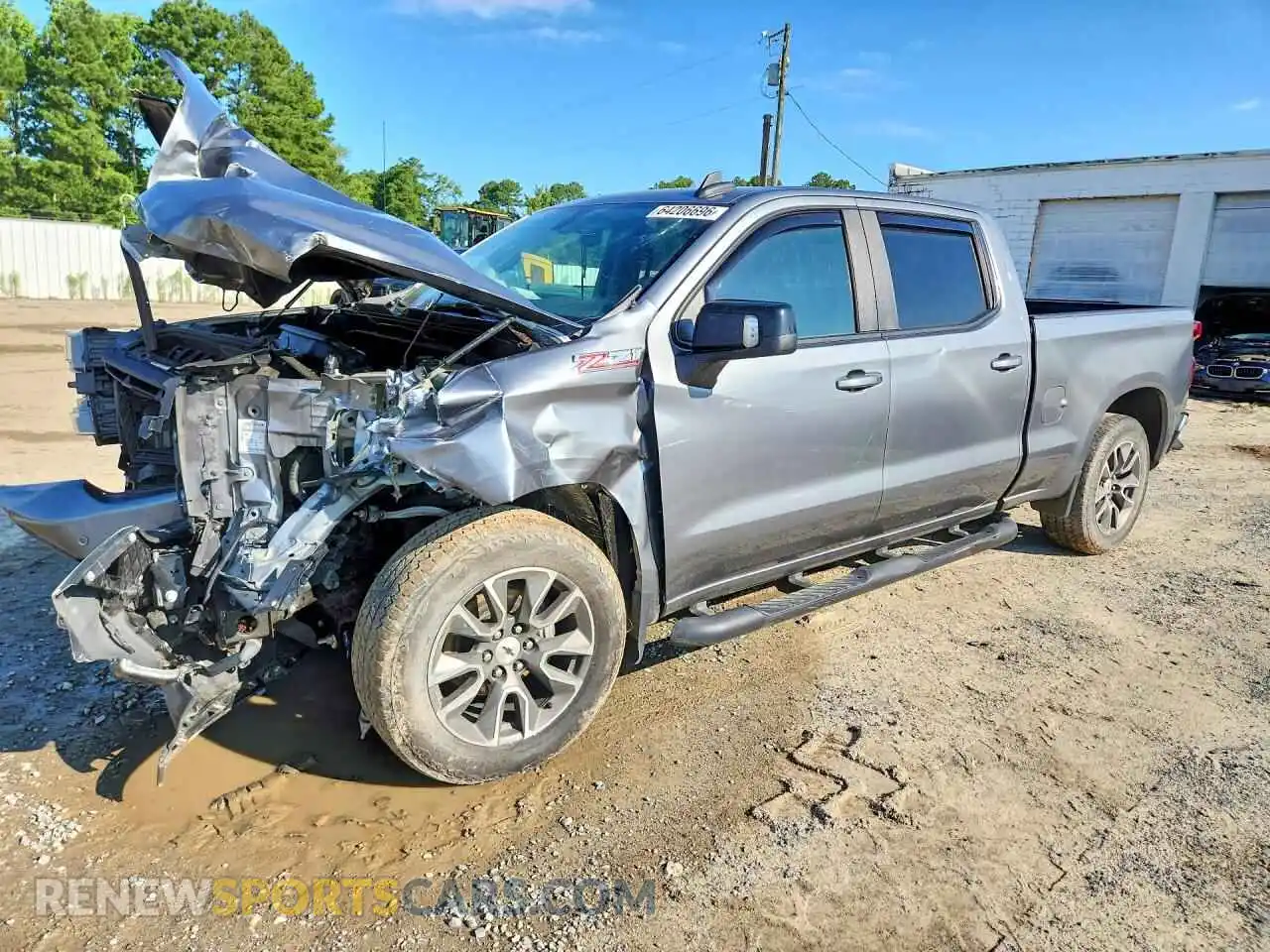 1 Photograph of a damaged car 3GCUYEED5MG328907 CHEVROLET SILVERADO 2021