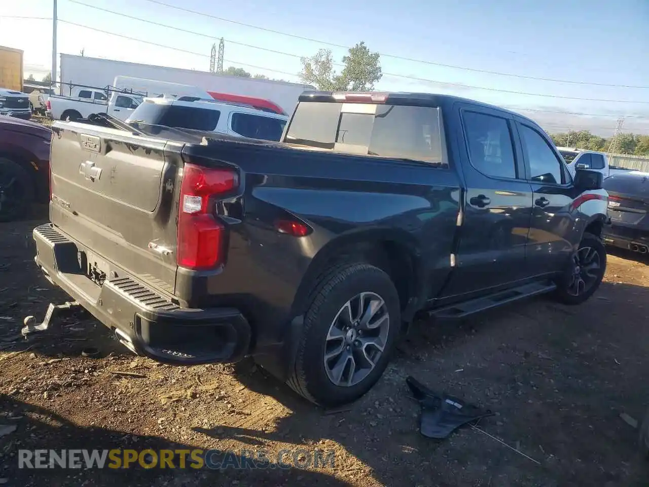 3 Photograph of a damaged car 3GCUYEED7MG245205 CHEVROLET SILVERADO 2021