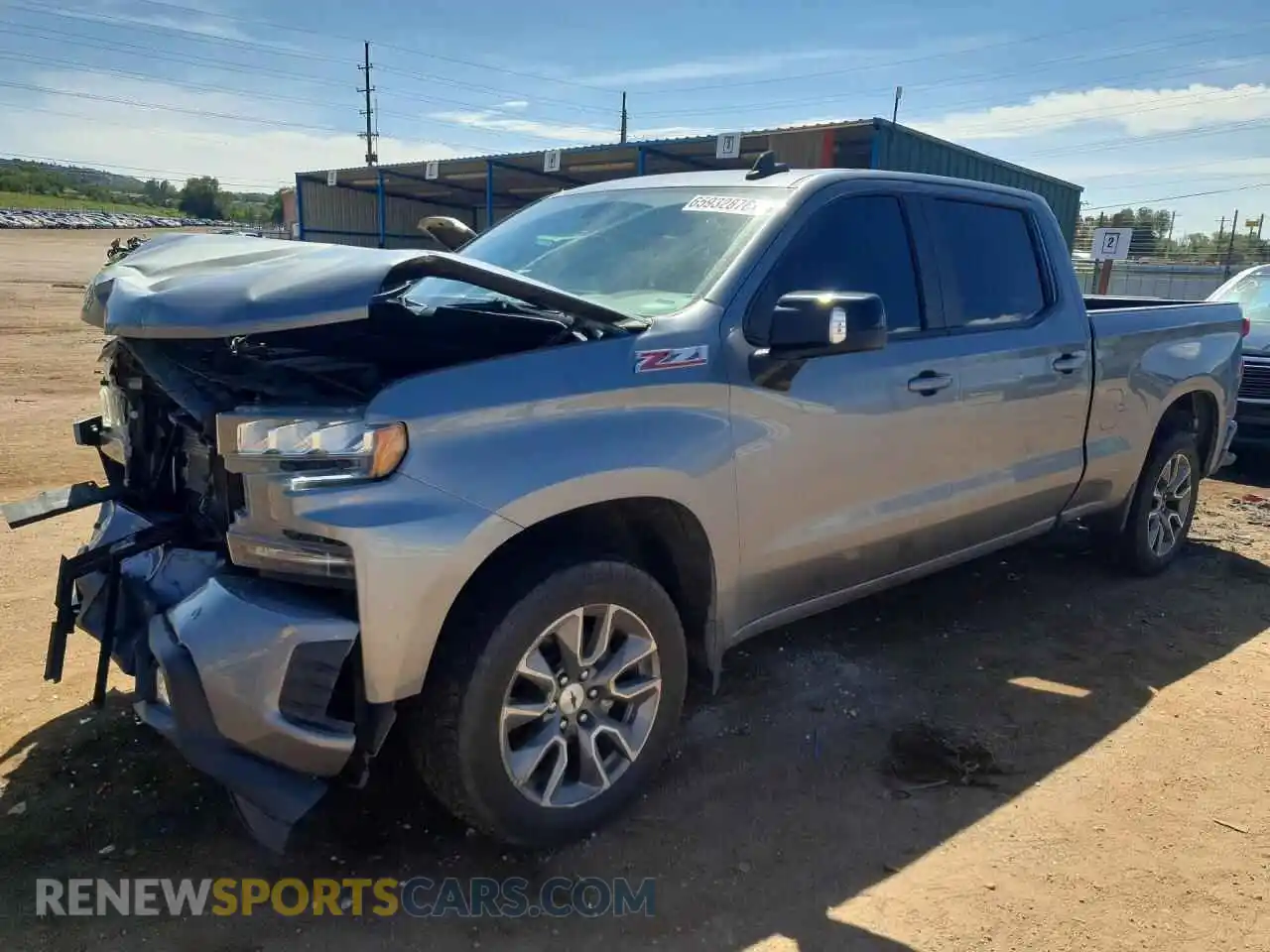 1 Photograph of a damaged car 3GCUYEEDXMG215079 CHEVROLET SILVERADO 2021