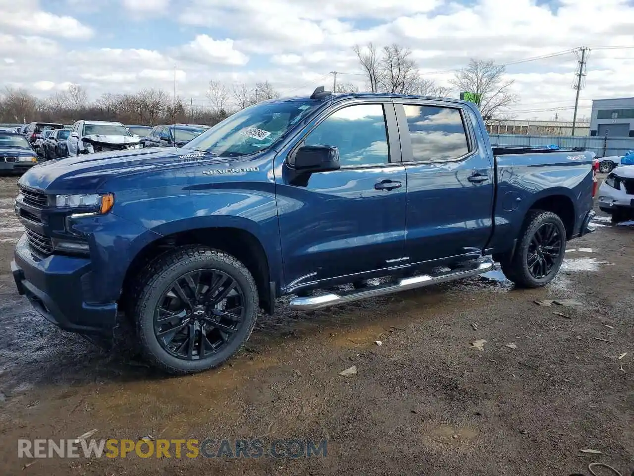 1 Photograph of a damaged car 3GCUYEET5MG136264 CHEVROLET SILVERADO 2021