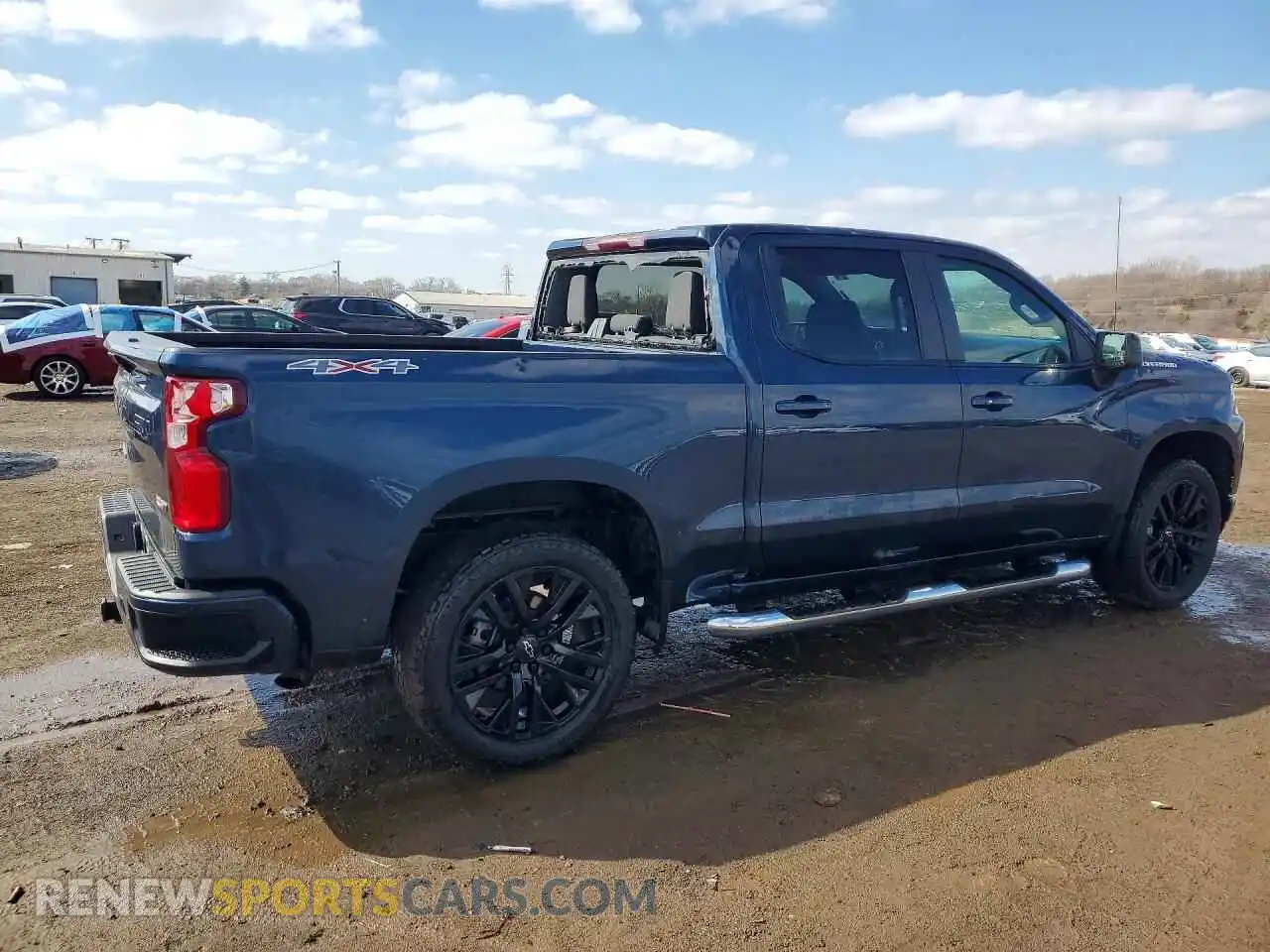 3 Photograph of a damaged car 3GCUYEET5MG136264 CHEVROLET SILVERADO 2021
