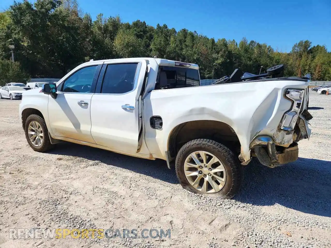 2 Photograph of a damaged car 3GCUYGED4MG311219 CHEVROLET SILVERADO 2021