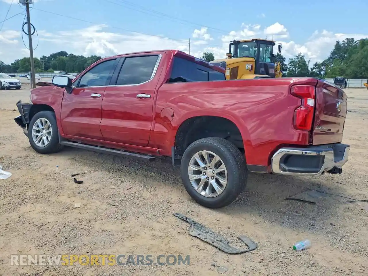 2 Фотография поврежденного автомобиля 3GCUYGED5MG482187 CHEVROLET SILVERADO 2021