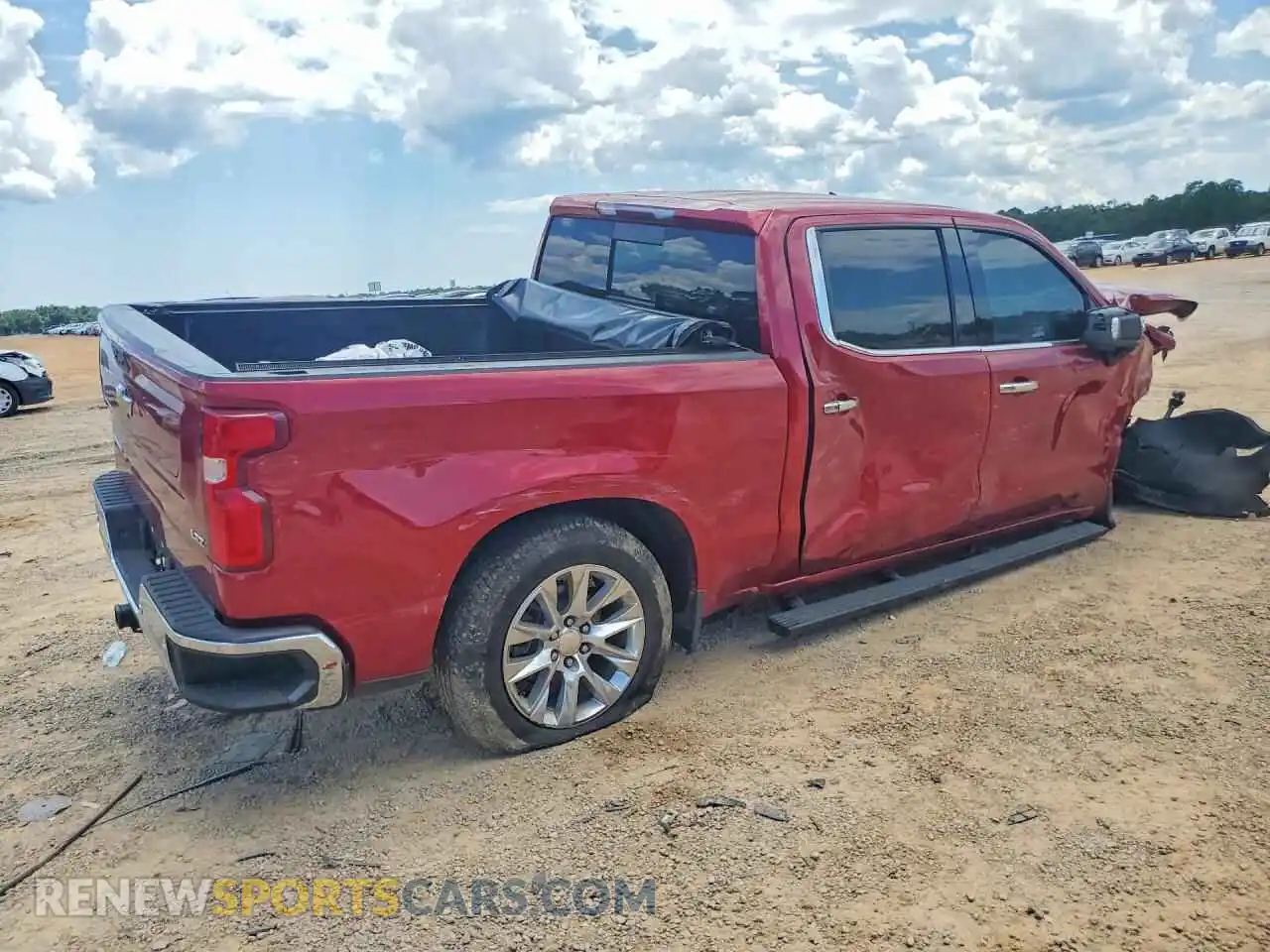 3 Фотография поврежденного автомобиля 3GCUYGED5MG482187 CHEVROLET SILVERADO 2021
