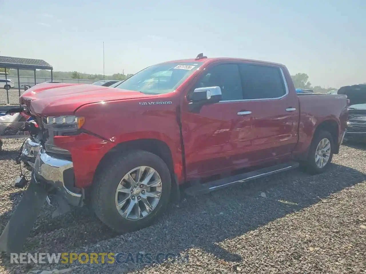 1 Photograph of a damaged car 3GCUYGED7MG279415 CHEVROLET SILVERADO 2021