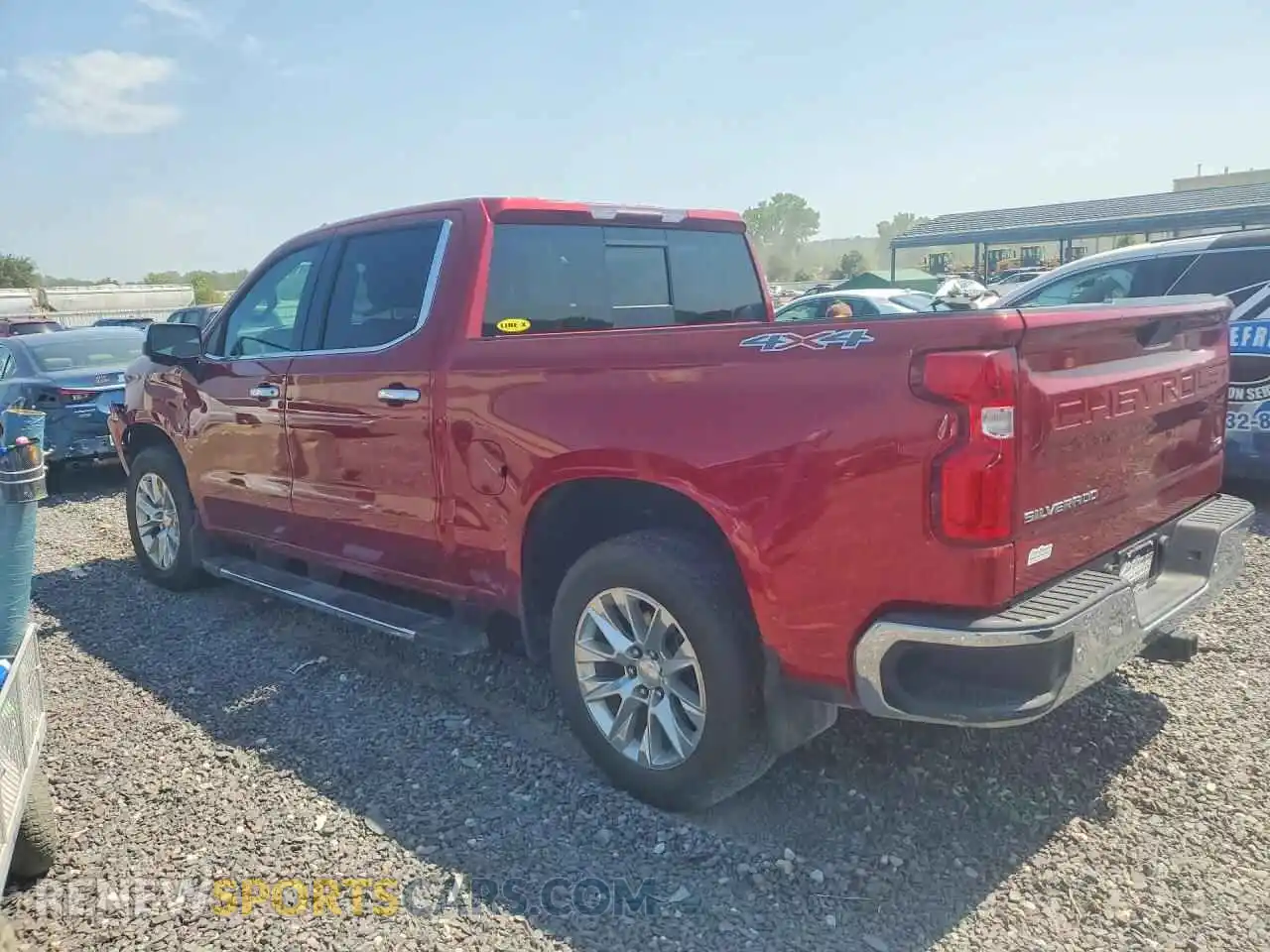 2 Photograph of a damaged car 3GCUYGED7MG279415 CHEVROLET SILVERADO 2021