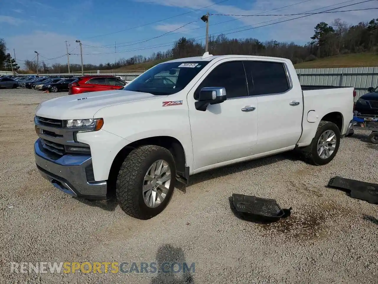 1 Photograph of a damaged car 3GCUYGEL1MG139173 CHEVROLET SILVERADO 2021