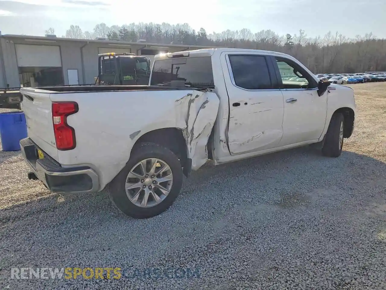 3 Photograph of a damaged car 3GCUYGEL1MG139173 CHEVROLET SILVERADO 2021