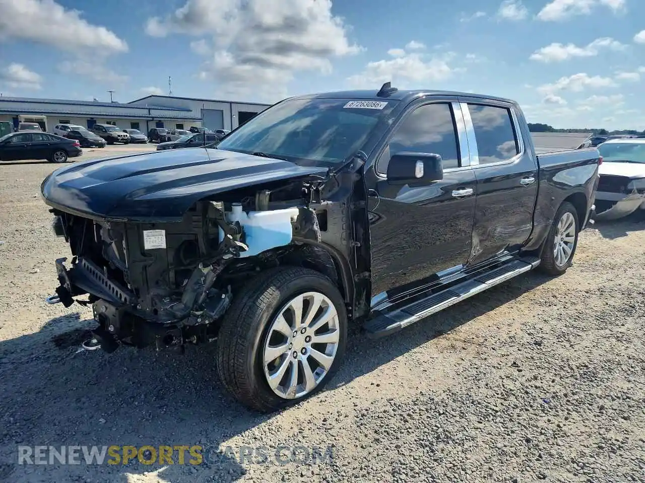 1 fotografías del automóvil dañado 3GCUYHED9MG191133 CHEVROLET SILVERADO 2021