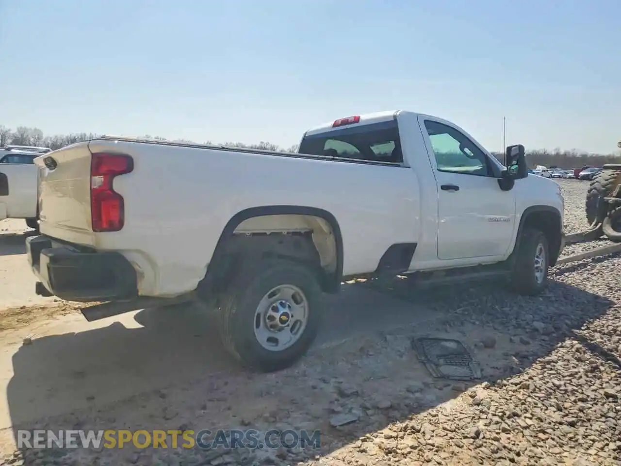 3 Фотография поврежденного автомобиля 1GC0WLE78NF301996 CHEVROLET SILVERADO 2022