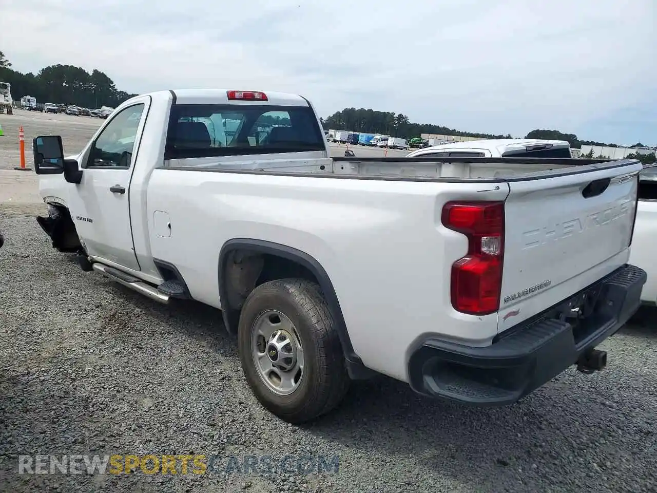 2 Фотография поврежденного автомобиля 1GC0WLE7XNF252509 CHEVROLET SILVERADO 2022