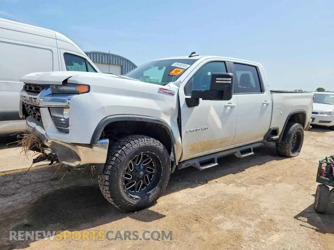 1 Photograph of a damaged car 1GC1YNEY6NF156010 CHEVROLET SILVERADO 2022
