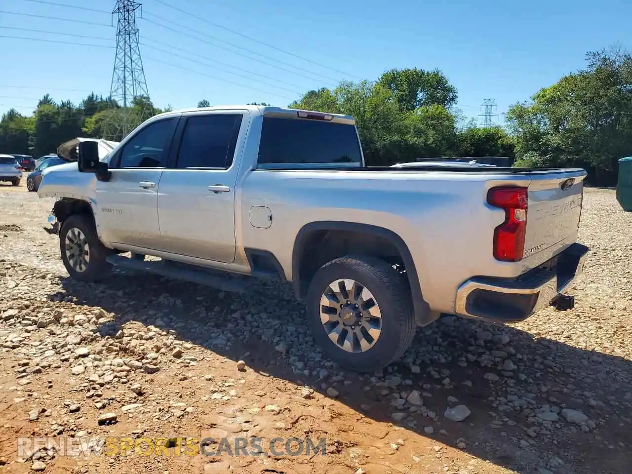 2 Photograph of a damaged car 1GC1YNEY9NF362406 CHEVROLET SILVERADO 2022