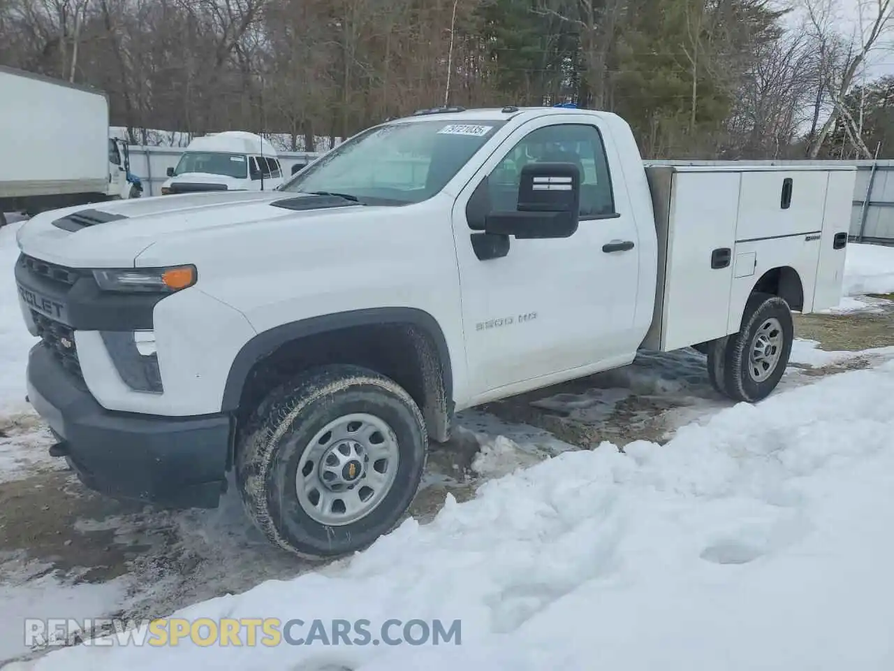 1 Photograph of a damaged car 1GC3YSE79NF343658 CHEVROLET SILVERADO 2022