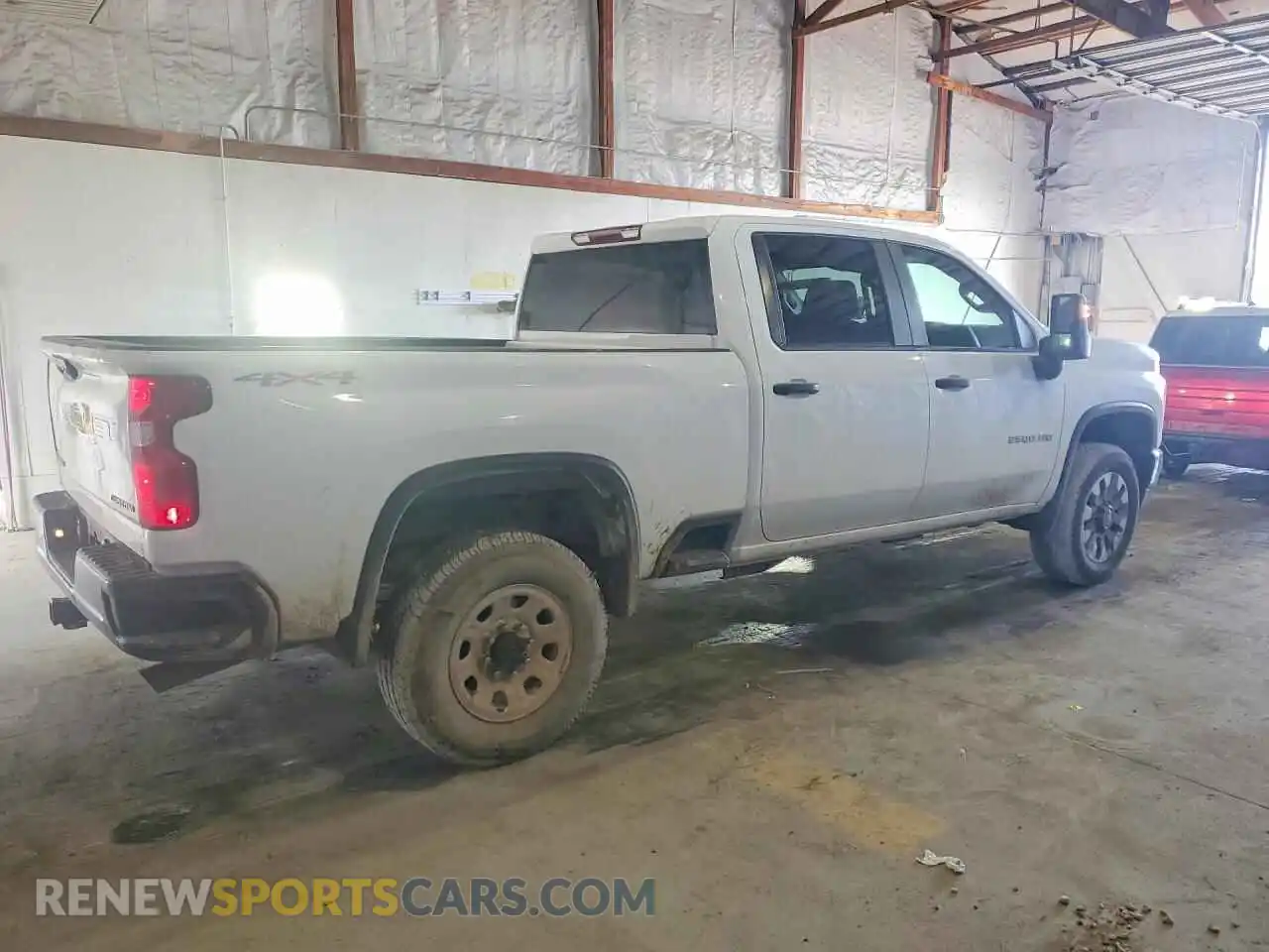 3 Photograph of a damaged car 1GC4YME72NF365629 CHEVROLET SILVERADO 2022
