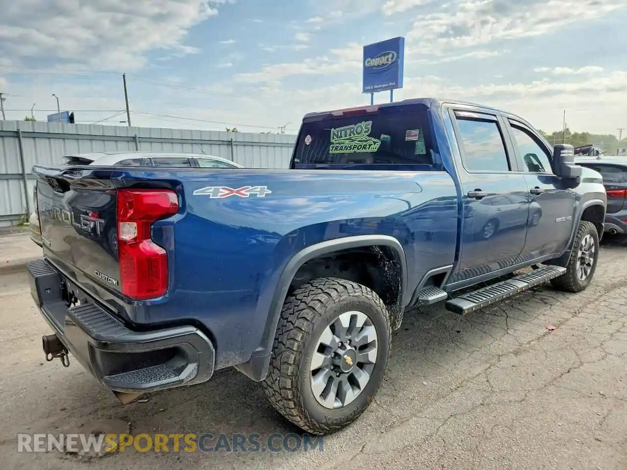 3 Photograph of a damaged car 1GC4YME7XNF146594 CHEVROLET SILVERADO 2022