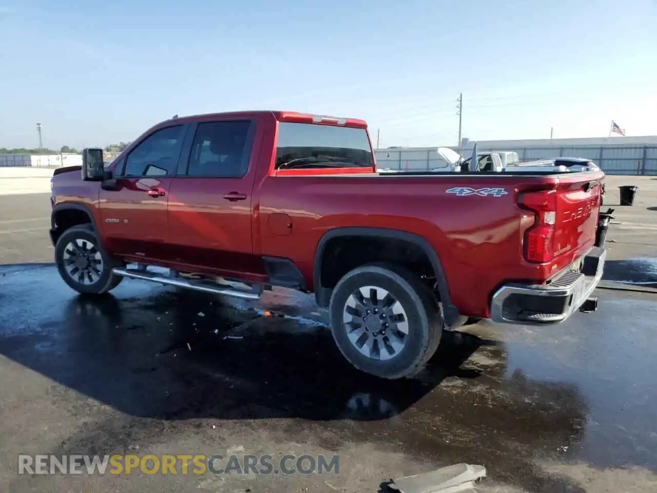 2 Фотография поврежденного автомобиля 1GC4YNEY1NF119122 CHEVROLET SILVERADO 2022