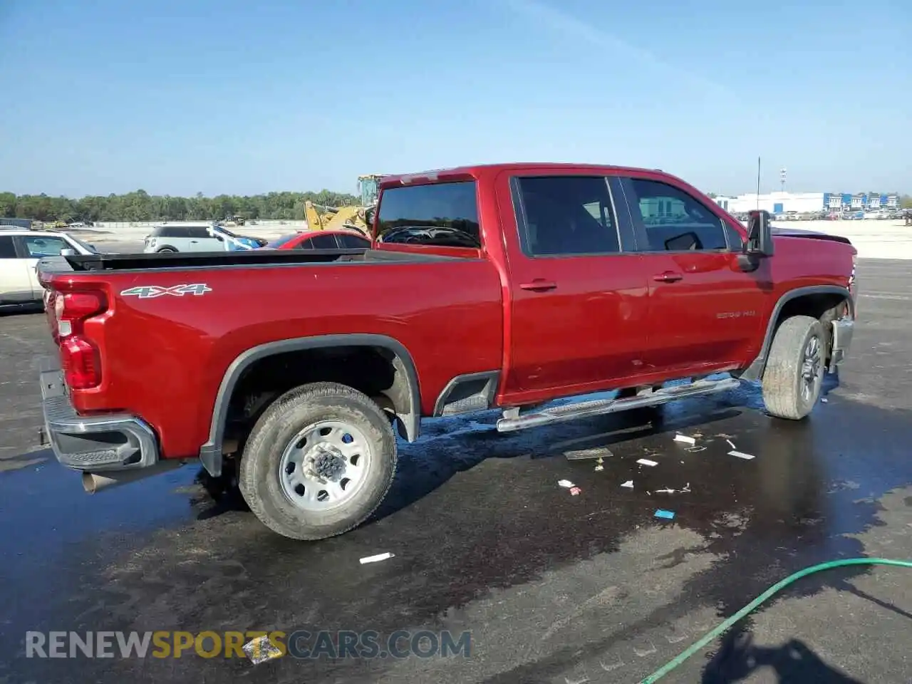 3 Фотография поврежденного автомобиля 1GC4YNEY1NF119122 CHEVROLET SILVERADO 2022