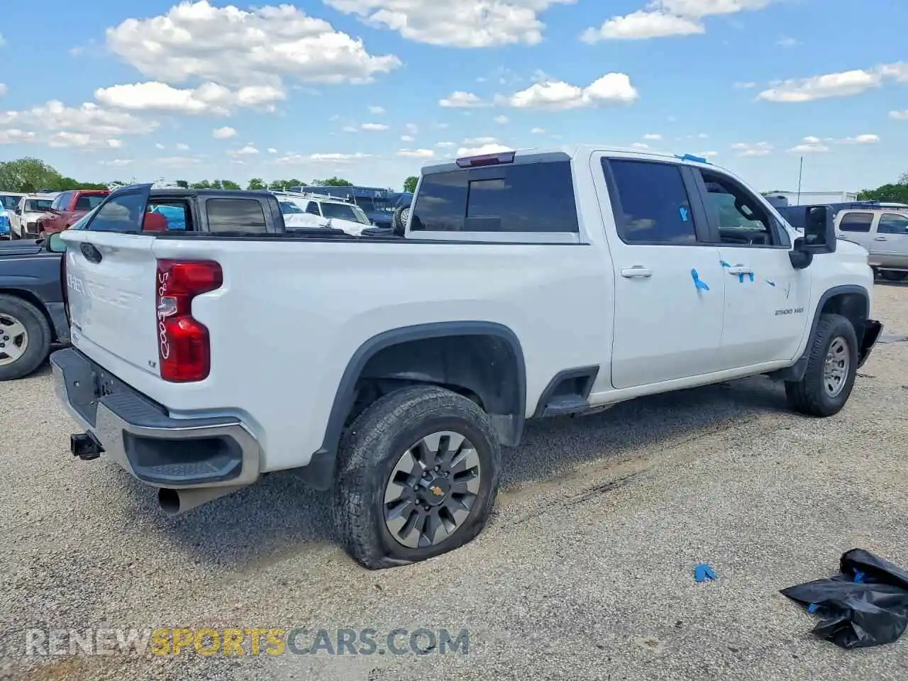 3 Photograph of a damaged car 1GC4YNEY4NF359944 CHEVROLET SILVERADO 2022