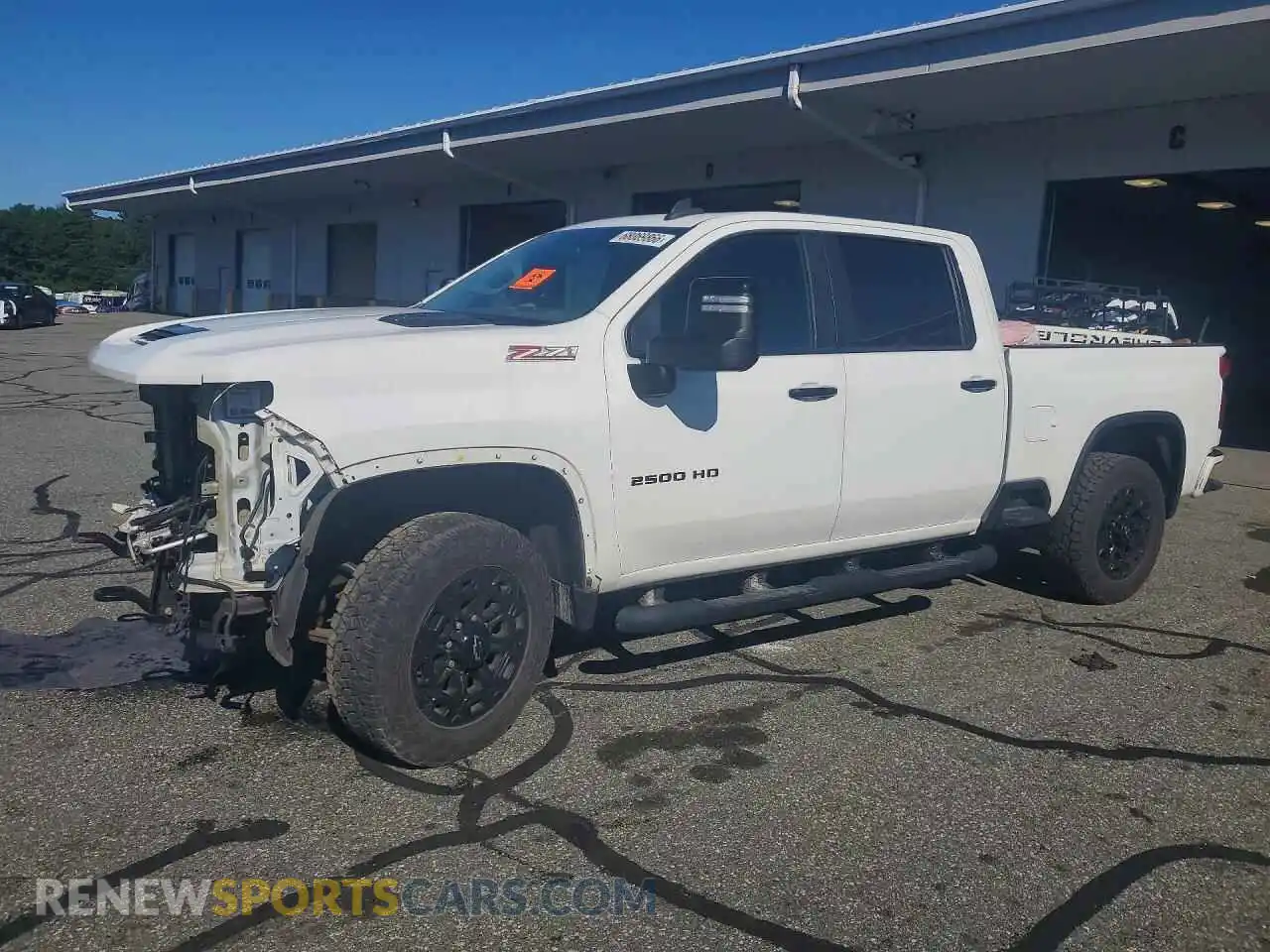 1 Photograph of a damaged car 1GC4YNEY5NF233317 CHEVROLET SILVERADO 2022