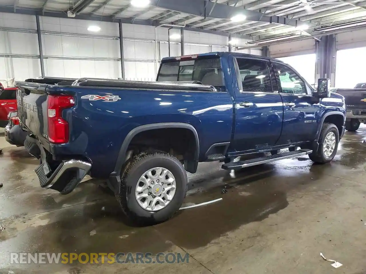 3 Photograph of a damaged car 1GC4YPE73NF262074 CHEVROLET SILVERADO 2022