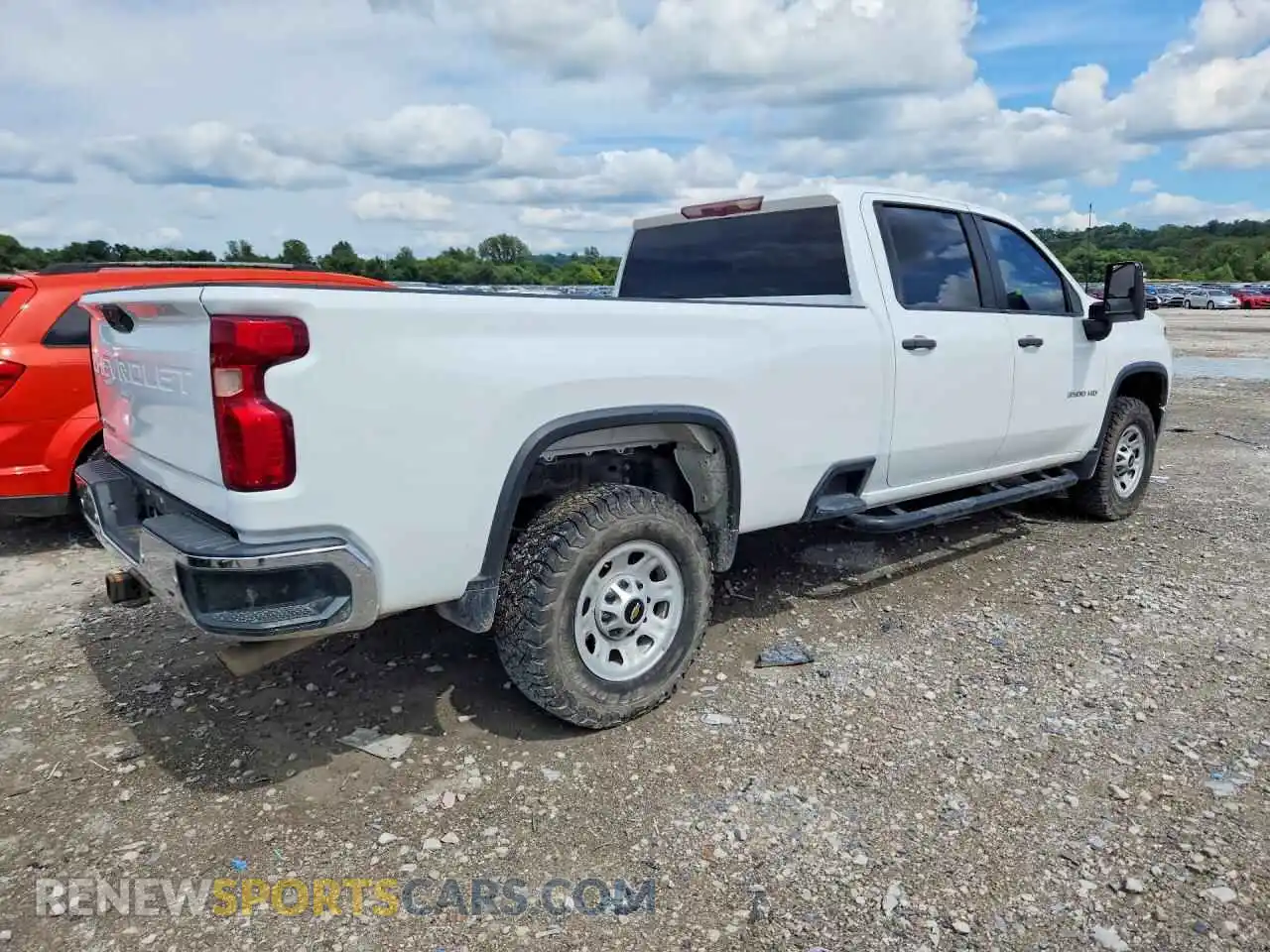 3 Photograph of a damaged car 1GC4YSE79NF196018 CHEVROLET SILVERADO 2022