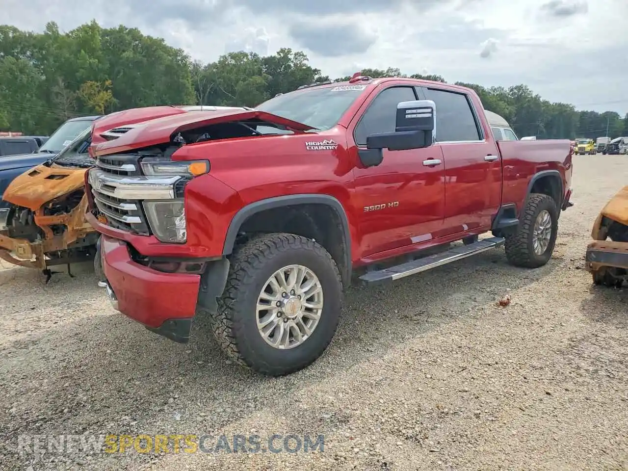 1 Photograph of a damaged car 1GC4YVEY9NF234745 CHEVROLET SILVERADO 2022
