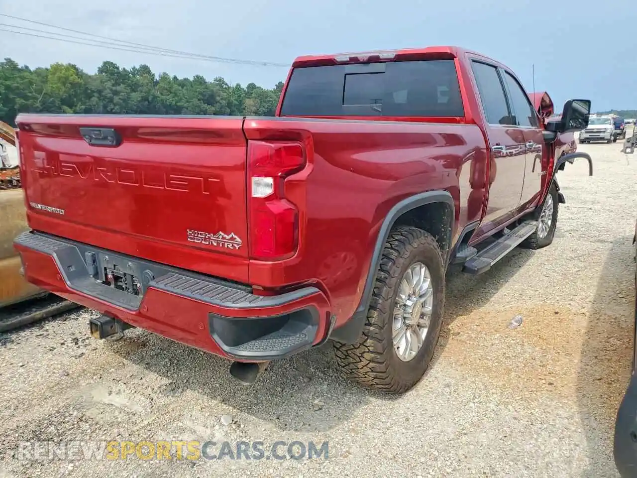 3 Photograph of a damaged car 1GC4YVEY9NF234745 CHEVROLET SILVERADO 2022