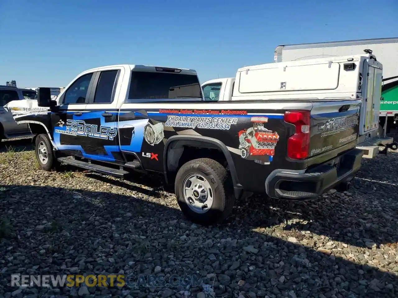 2 Photograph of a damaged car 1GC5WLE7XNF115897 CHEVROLET SILVERADO 2022