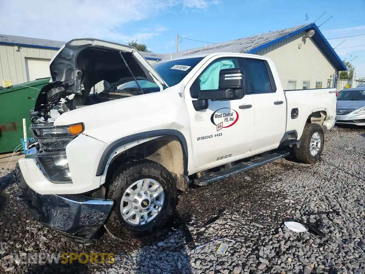 1 Photograph of a damaged car 1GC5YLE76NF213268 CHEVROLET SILVERADO 2022