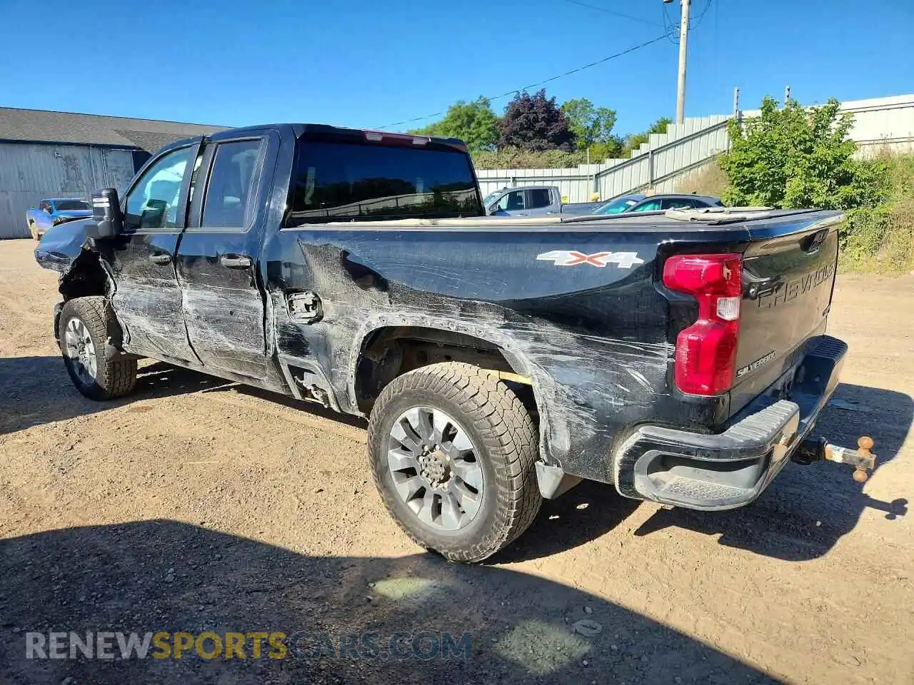2 Photograph of a damaged car 1GC5YME75NF251192 CHEVROLET SILVERADO 2022