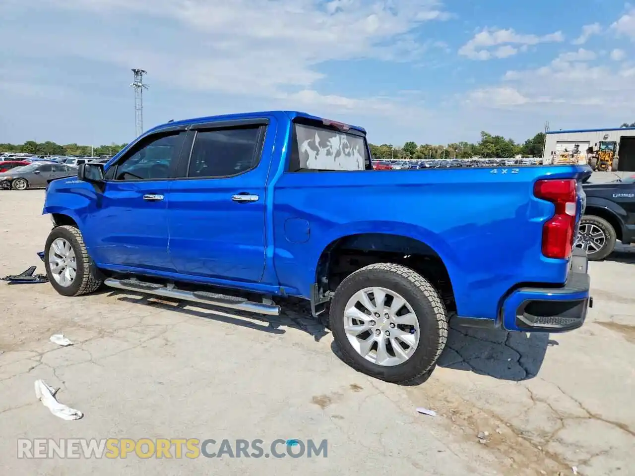 2 Photograph of a damaged car 1GCPABEK6NZ587440 CHEVROLET SILVERADO 2022
